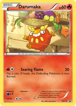 BW Black Star Promos Darumaka Pokémon card